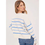 Gentle Fawn | Echo Pullover Sweater | Sky Stripe