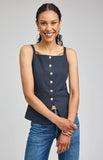 Gentle Fawn | Harper Button Down Vest | Navy