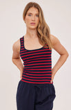 Gentle Fawn | Sierra Tank Top | Garnet Stripe
