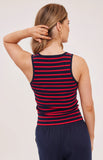 Gentle Fawn | Sierra Tank Top | Garnet Stripe