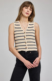 Gentle Fawn | Mariana Knit Vest | Navy Stripe