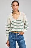 Gentle Fawn | Tucker Pullover Sweater | Kelly Stripe