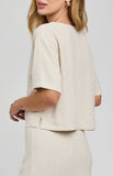 Gentle Fawn | Gemini Short Sleeve Top | Linen