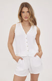 Gentle Fawn | Valeria Shorts | White