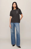 Z Supply | Martini Graphic Boyfriend Tee | Black Sand