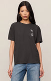 Z Supply | Martini Graphic Boyfriend Tee | Black Sand