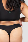 Huha | Thong Mineral Underwear | Black