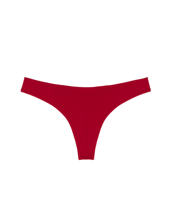 Huha | Low Profile Thong Mineral Underwear | Red