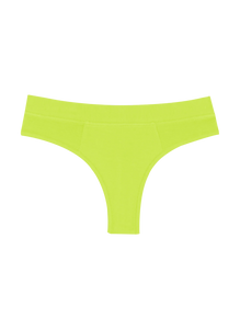 Huha | Mineral Thong Underwear | Lime Punch