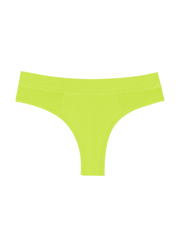 Huha | Mineral Thong Underwear | Lime Punch