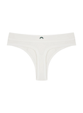 Huha | Mineral Thong Underwear | Undyed White