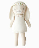 Cuddle + Kind | Hannah The Ivory Bunny | 20" Hand Knit Doll