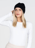 C’est Moi | Fuzzy Ribbed Beanie Hat