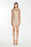 Glamorous | Rose Gold Sequin Dress