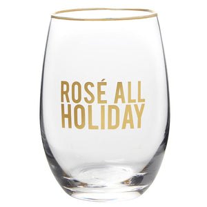 Santa Barbara | Rose All Day Wine Glass #L7318