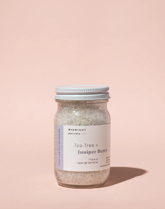 Midnight Paloma | Bath Soak | Tea Tree + Juniper Berry