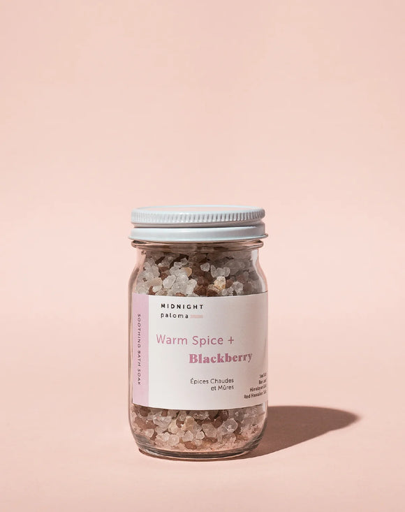 Midnight Paloma | Bath Soak | Warm Spice + Blackberry