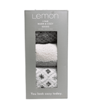 Lemon | 3 pair warm & Cozy Socks