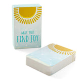 May You Know Joy | Daily Affirmations Cards With Stand