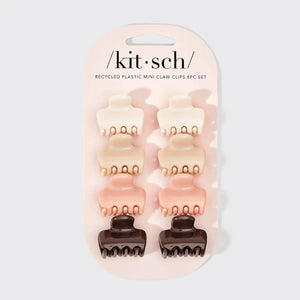 Kitsch | Recycled Plastic Mini Claw Clip | 8PC Set