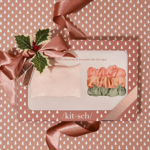 Kitsch | Satin Pillowcase and Scrunchie Gift Set
