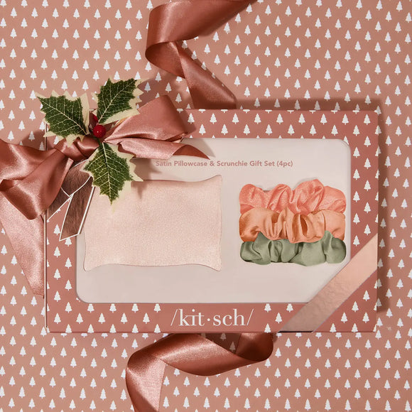 Kitsch | Satin Pillowcase and Scrunchie Gift Set