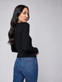 Gentle Fawn | Kirsten Long Sleeve Top | Black