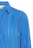Ichi | Ihenavi Long Sleeve Blouse | Strong Blue