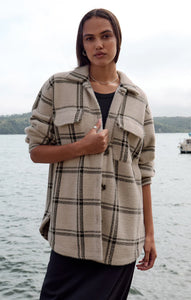 Z Supply | Tucker Plaid Jacket | Crystal Grey | ZJ213286