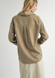 Sadie & Sage | Button Up Groves Shirt | Olive | AG3130