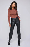 Gentle Fawn | Medley | Faux Leather Black Pants