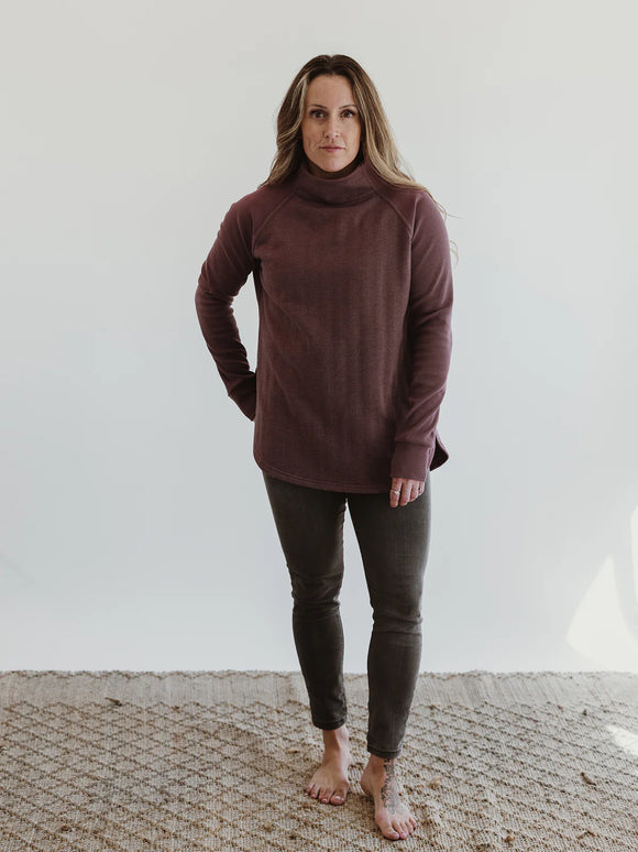 Blondie | Woodland Dusk Sweater | Berry
