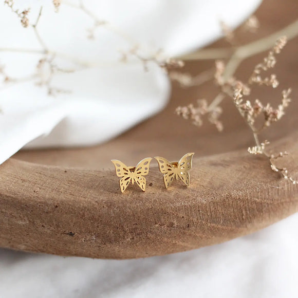 Birch Jewellery | Mini Butterfly Earrings