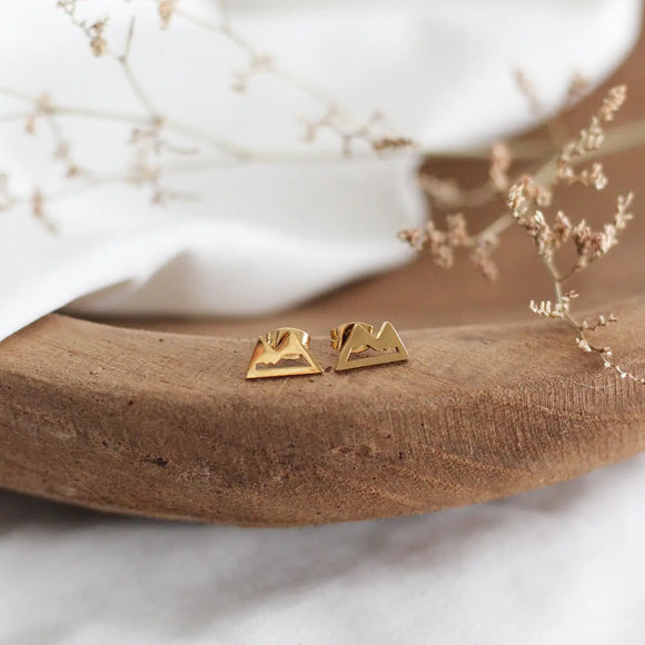 Birch Jewellery | Mini Mountain Earrings