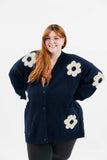 Smash + Tess | Flora Cardigan | Navy Oatmeal Combo