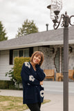 Smash + Tess | Flora Cardigan | Navy Oatmeal Combo