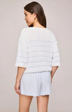 Gentle Fawn | Kerrigan Knit Sweater | Sky Stripe