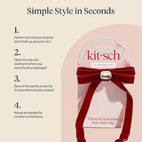 Kitsch | Red Velvet Bow Clip