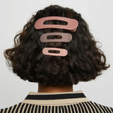Kitsch | Flat Lay Claw Clip | 3pc Terracotta