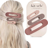 Kitsch | Flat Lay Claw Clip | 3pc Terracotta