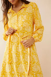 Myra Bag | Resplendent Shirt Dress | Yellow