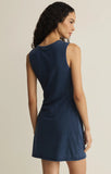 Z Supply | Mattie Jersey Denim Mini Dress | Indigo