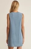Z Supply | Solace Denim Mini Dress | Ocean Air Indigo