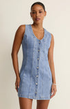 Z Supply | Jolie Denim Seamed Mini Dress | Avalon