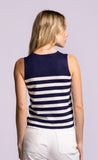 Pink Martini | Nantucket Sweater Tank | Navy