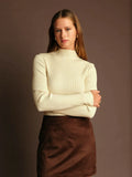 Deluc | Ecru Ribbed Sweater