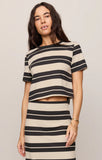 Z Supply | Stellan Striped Tee | Ash Black