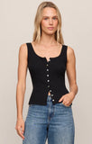 Z Supply | Lainey Pointelle Tank | Black