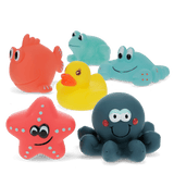 Rex London | Aquatic Animals Bath Toys | Set of 6