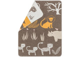 David Fussennegger | Juwel Baby Blanket | Brown Jungle